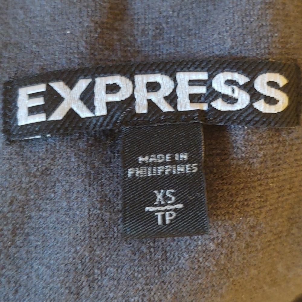 Express Gray Strapless Dress - Picture 6 of 7